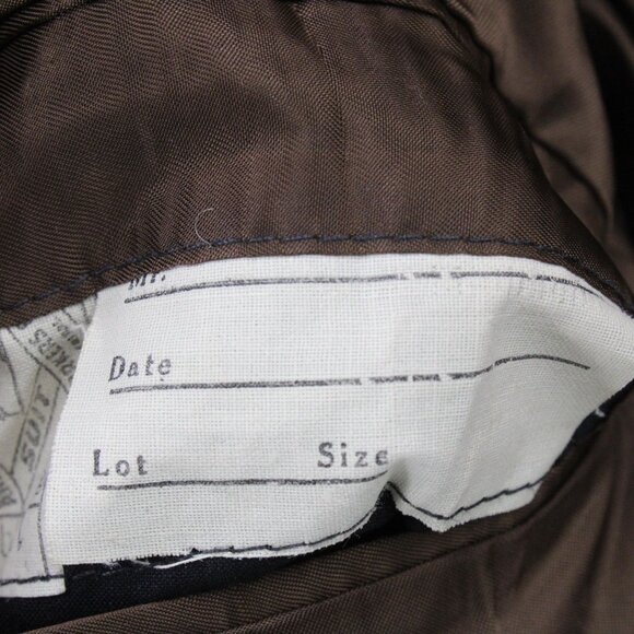 Vintage Kingsridge Wool Blazer Mens Medium M Brown Knit Two Button Front Lined - Picture 8 of 12